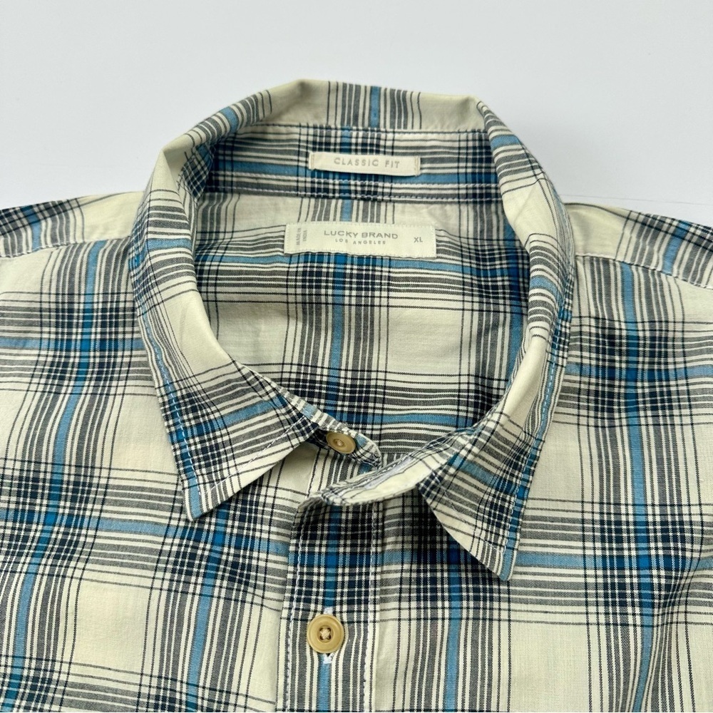 Men’s Lucky Brand Short Sleeve Shirt Size XL​​​ - Picture 3 of 9
